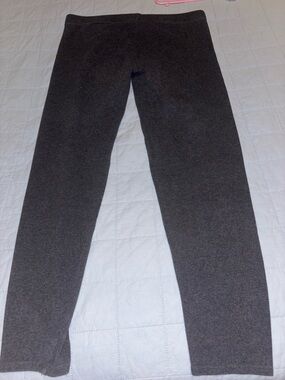 Ann Taylor Dark Heather Grey Essential Leggings Size L